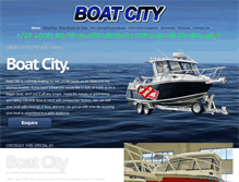 Tablet Screenshot of boatcity.com.au